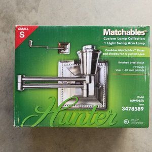 Hunter Light Swing Arm  Lamp